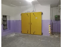 【德軒案例】梧桐院地庫改造——墻面刷油漆、乳膠漆，改造人防門油漆